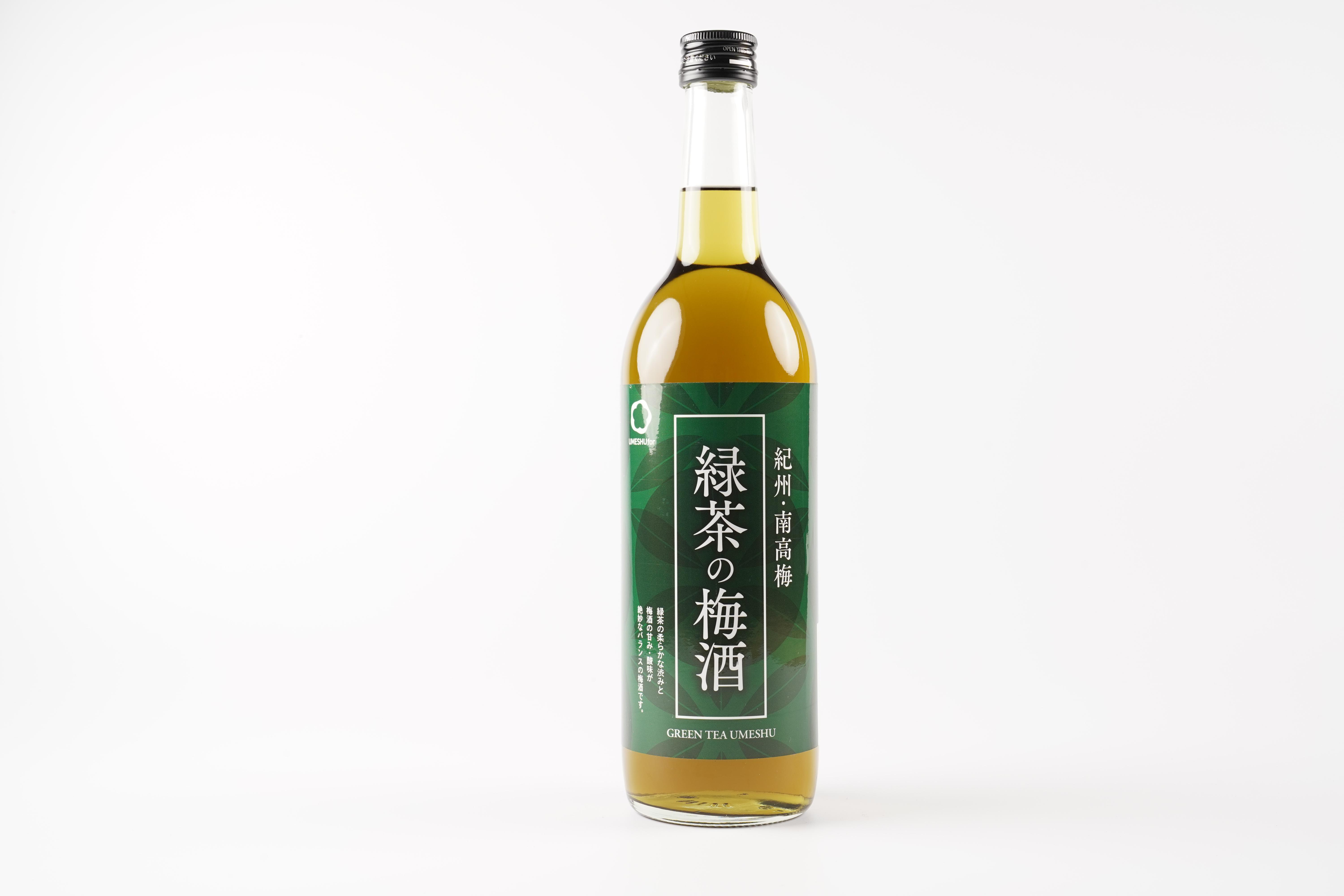 緑茶の梅酒 720ml 中野BC UMESHUfor