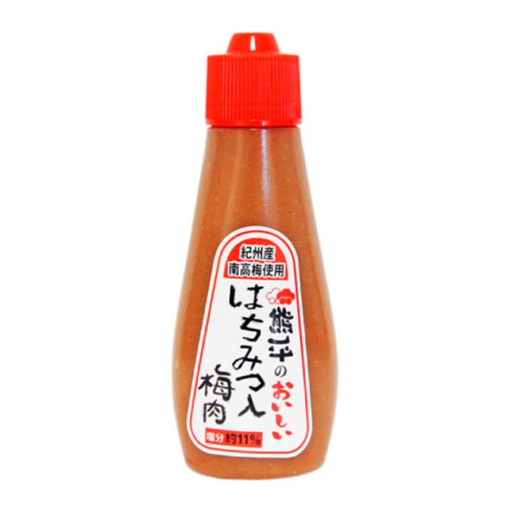 紀州南高梅使用 熊平のおいしい はちみつ 入 梅肉 塩分 約11％ 約120g × 3本セット