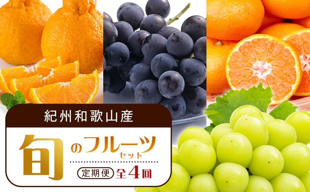 【2・8・9・12月&nbsp;全4回&nbsp;定期便&nbsp;】紀州和歌山産旬のフルーツセット（不知火・種なし巨峰・シャインマスカット・みかん）【UT123】