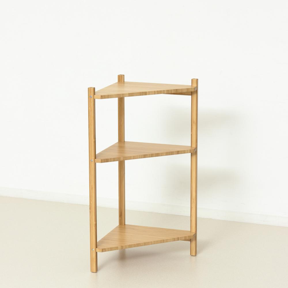 Bambooコーナーラック3段