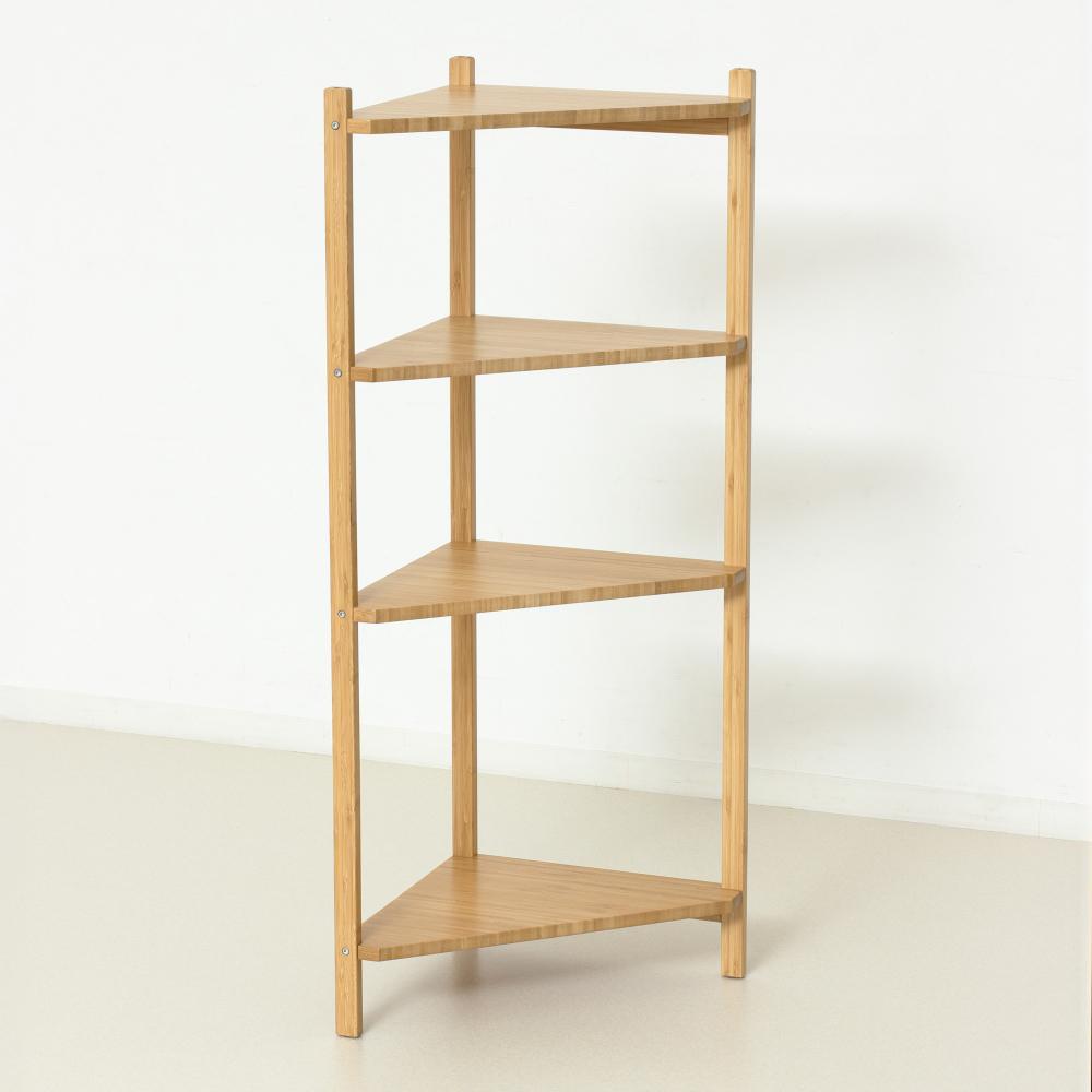 Bambooコーナーラック4段