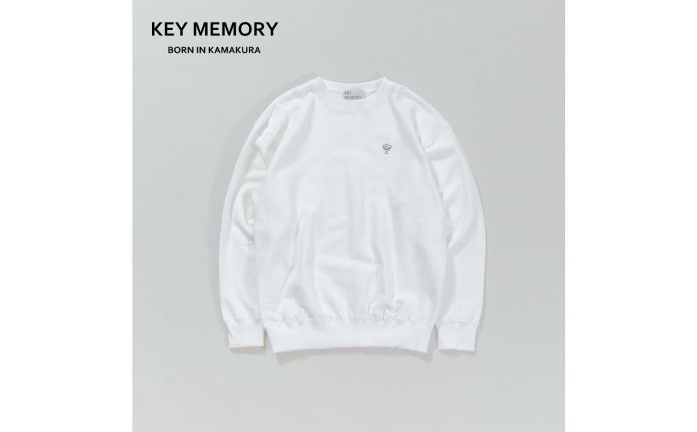 《2》【KEYMEMORY 鎌倉】KEY MEMORYスウェットaw24 WHITE