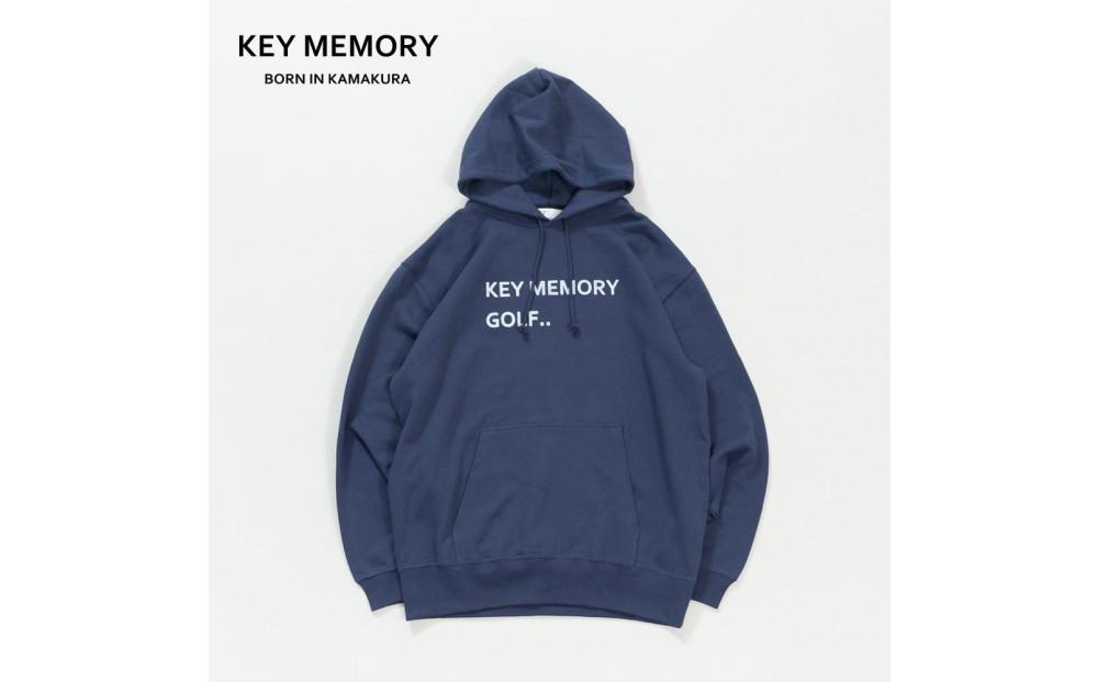 《1》【KEYMEMORY 鎌倉】ゴルフプルオーバーフーディー NAVY