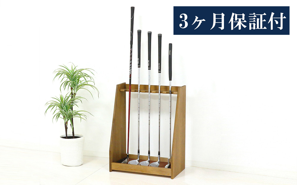 ゴルフクラブスタンド&nbsp;天然木&nbsp;幅47cm×奥行28cm×高さ60cm&nbsp;ディスプレイスタンド&nbsp;5本がけ&nbsp;完成品&nbsp;バット&nbsp;ロッド&nbsp;釣り竿&nbsp;ラック&nbsp;趣味&nbsp;コレクション&nbsp;天然木ディスプレイスタンド&nbsp;AKU1022490