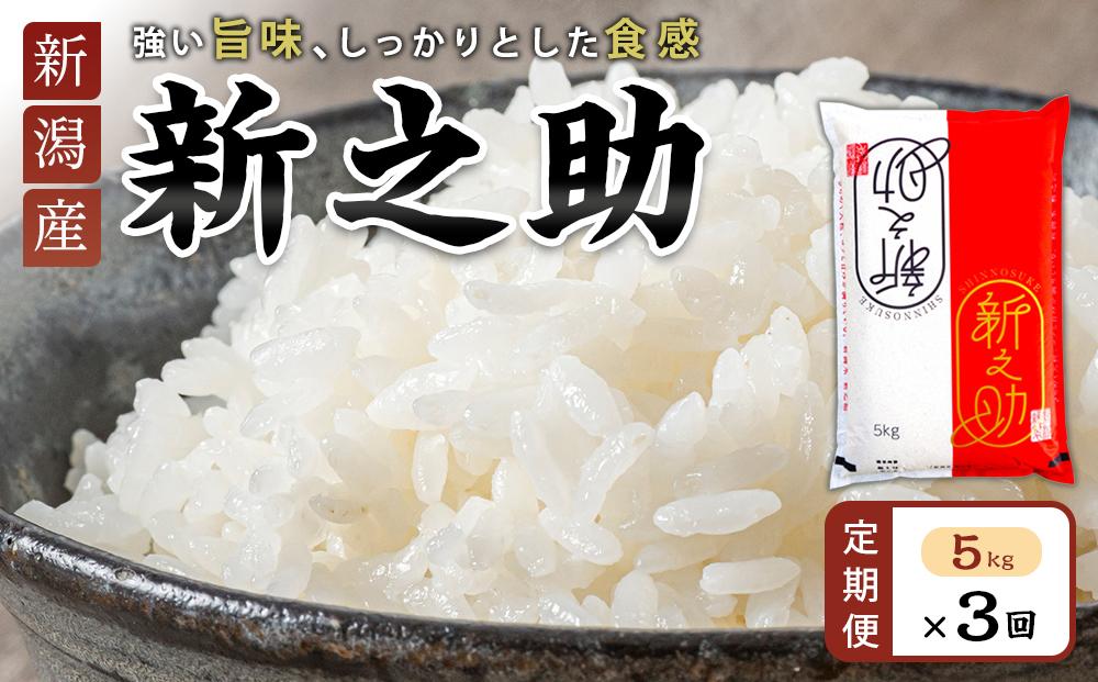 【定期便】新之助5kg×3ヶ月連続お届け