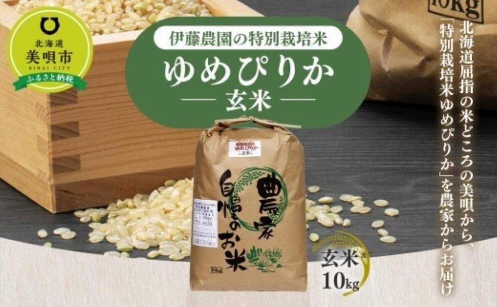 【令和6年産】伊藤農園の特別栽培米ゆめぴりか 玄米（10kg）