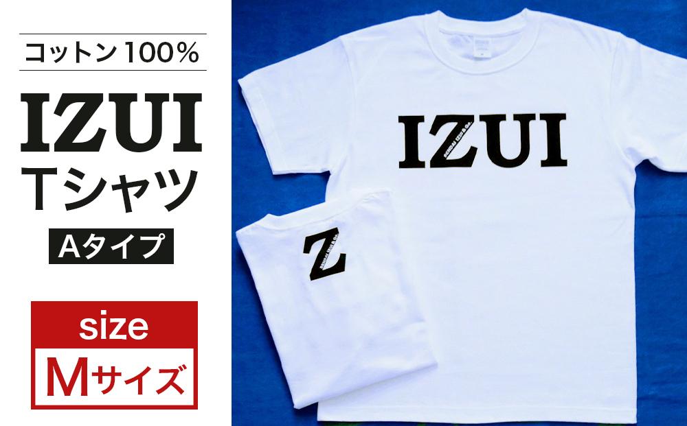 仙台弁「 IZUI Tシャツ 」厚地 ホワイト×ブラック　Mサイズ【衣料 ファッション 人気 おすすめ 】