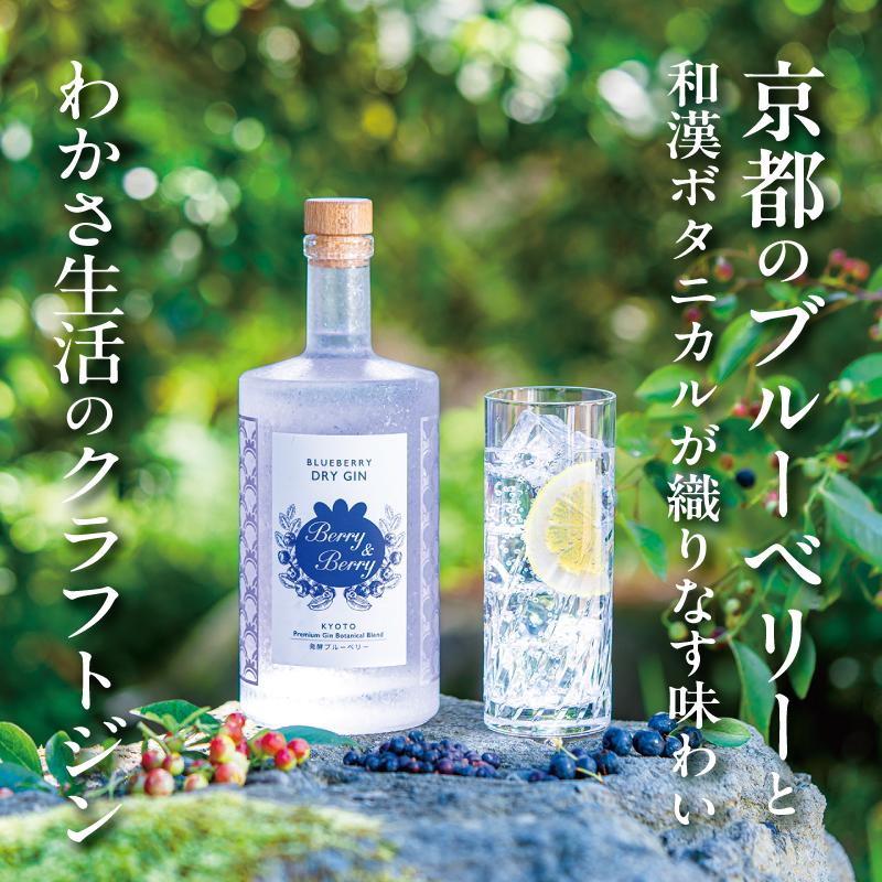 【わかさ生活】ブルーベリードライジン「Berry&Berry」700ml×1本 アルコール度数45度［ 京都 サプリ ブルーベリーアイ 売上No.1 人気 おすすめ お酒 酒 アルコール ジン 健康 お取り寄せ 通販 ふるさと納税 ］