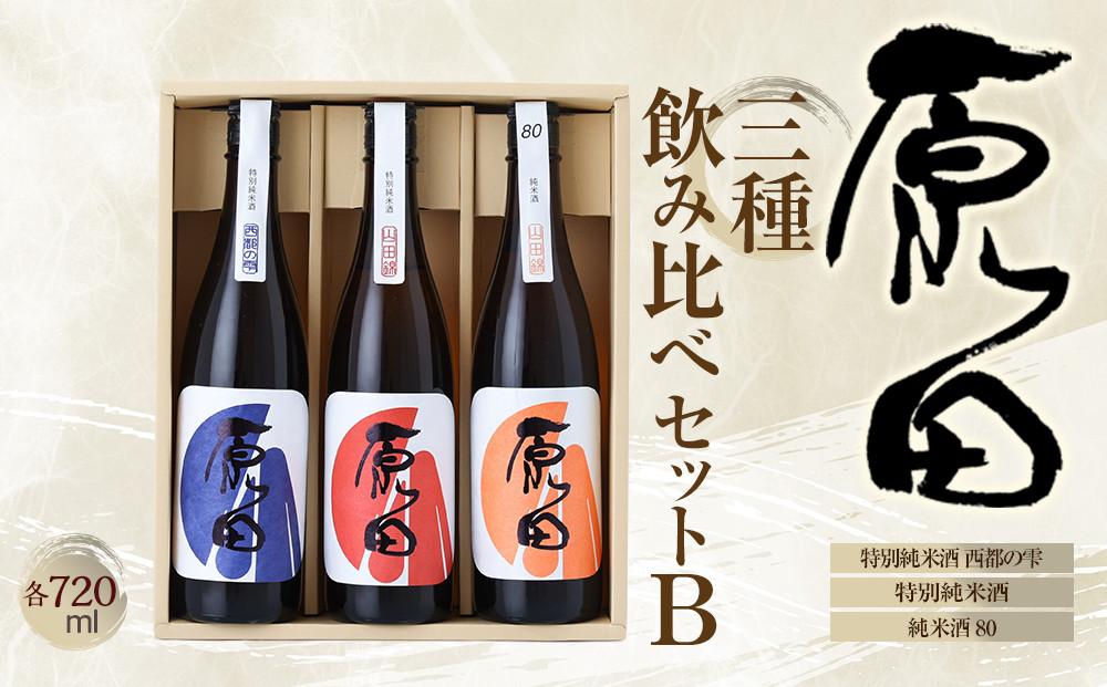 原田　3種のみくらべセット　B　720ml×3本