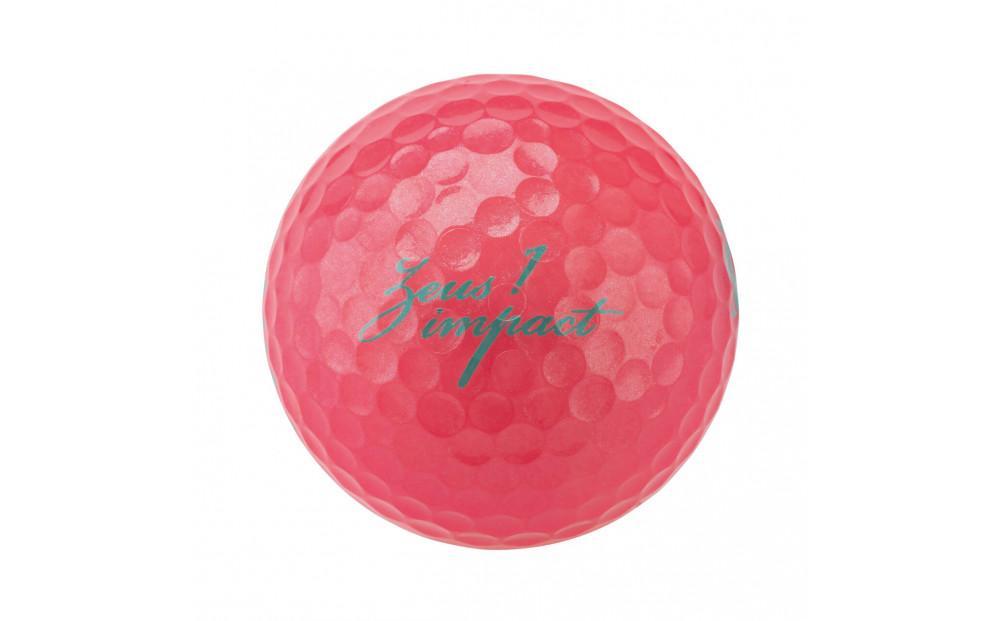 ゴルフボール ゼウスインパクト Zeusimpact女子3 12球入 3ダース (計36球)【パールピンク】 ゴルフ キャスコ kasco