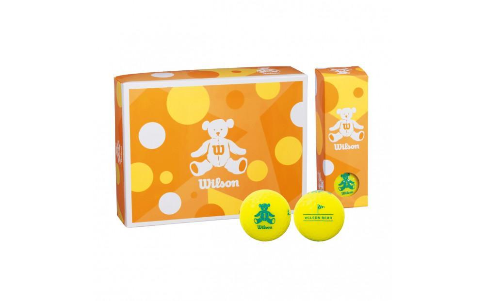 ゴルフボール Wilson BEAR4 12球入 3ダース (計36球)【イエロー】 ゴルフ キャスコ kasco