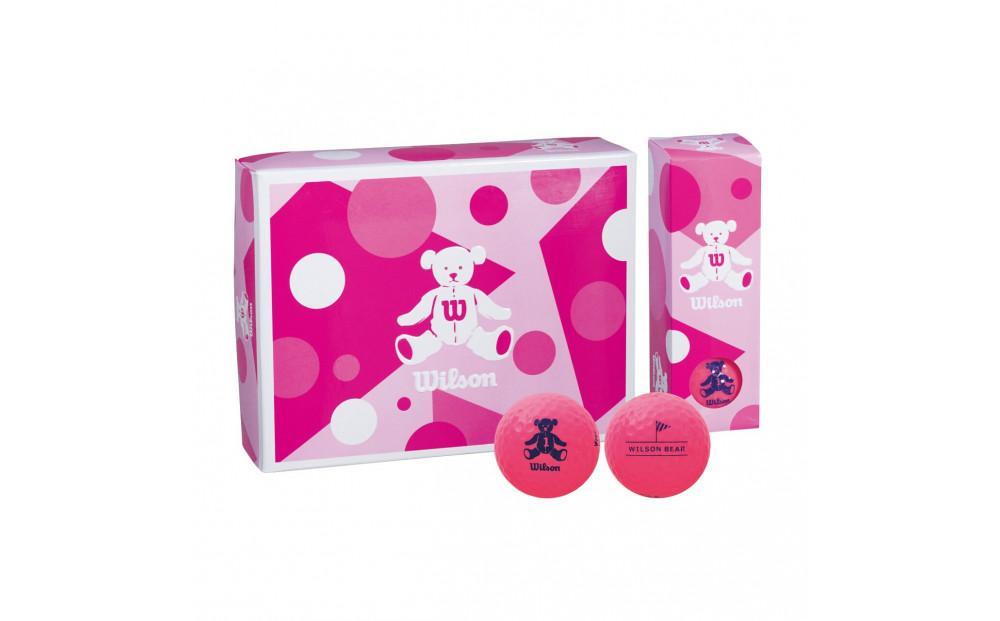 ゴルフボール Wilson BEAR4 12球入 3ダース (計36球)【ピンク】ゴルフ キャスコ kasco