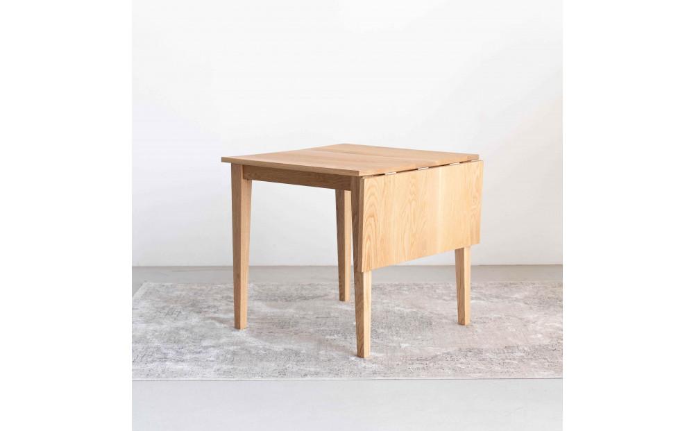 伸張テーブル&nbsp;コーズ&nbsp;オーク無垢材&nbsp;伸長式