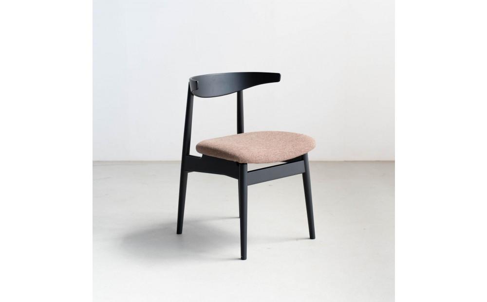 ダイニングチェア&nbsp;MEZZO&nbsp;ブラック&nbsp;無垢材&nbsp;大川市&nbsp;辻製作所