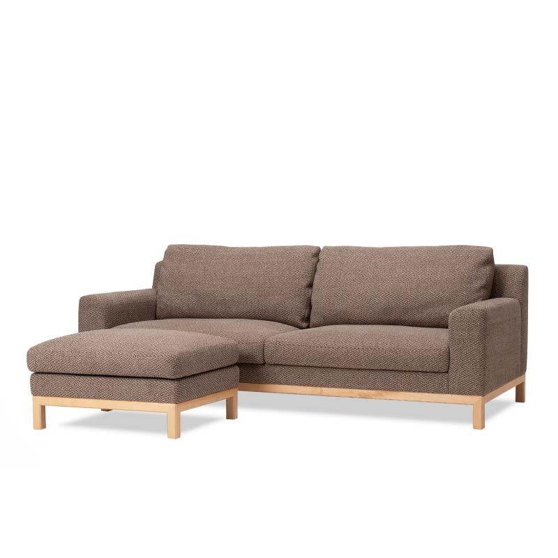 旭川家具&nbsp;カンディハウス&nbsp;クォード&nbsp;ソファー210&nbsp;&&nbsp;スツール75&nbsp;北海道タモNF/コキュウBR_03914