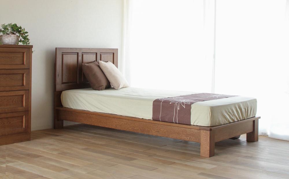 旭川家具&nbsp;山室家具製作所&nbsp;民芸家具&nbsp;北の匠&nbsp;No.13&nbsp;シングルベッド_04711