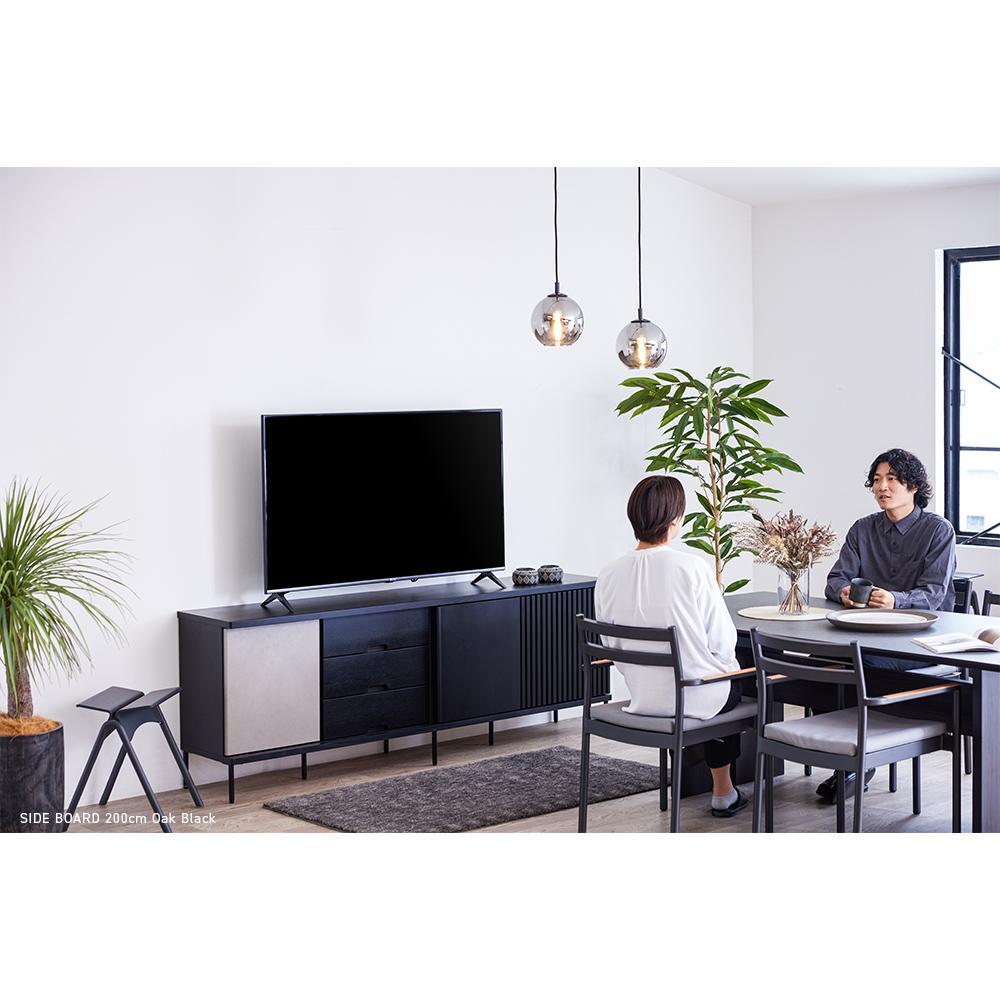 AGUERO&nbsp;アゲロ&nbsp;180cm&nbsp;サイドボード&nbsp;＜オークブラック＞&nbsp;&nbsp;【モーブル】【大川家具】