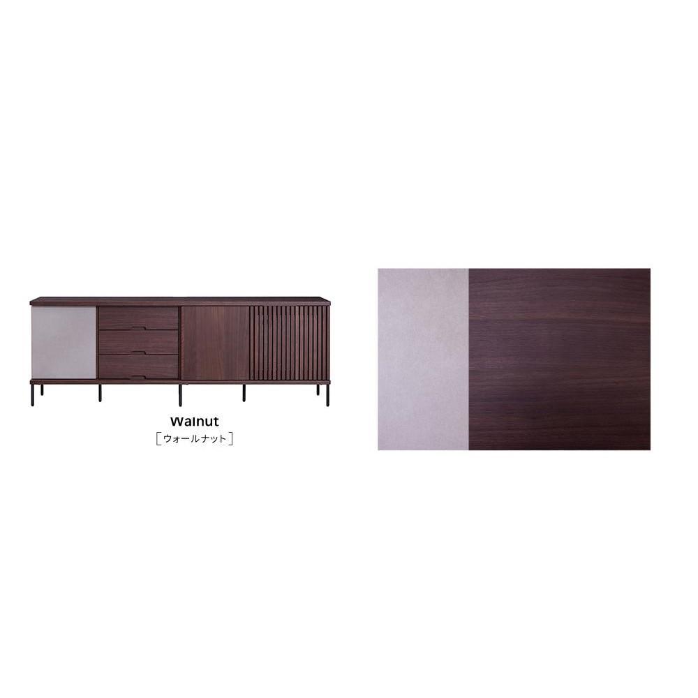 AGUERO&nbsp;アゲロ&nbsp;200cm&nbsp;サイドボード&nbsp;＜ウォールナット＞&nbsp;&nbsp;【モーブル】【大川家具】