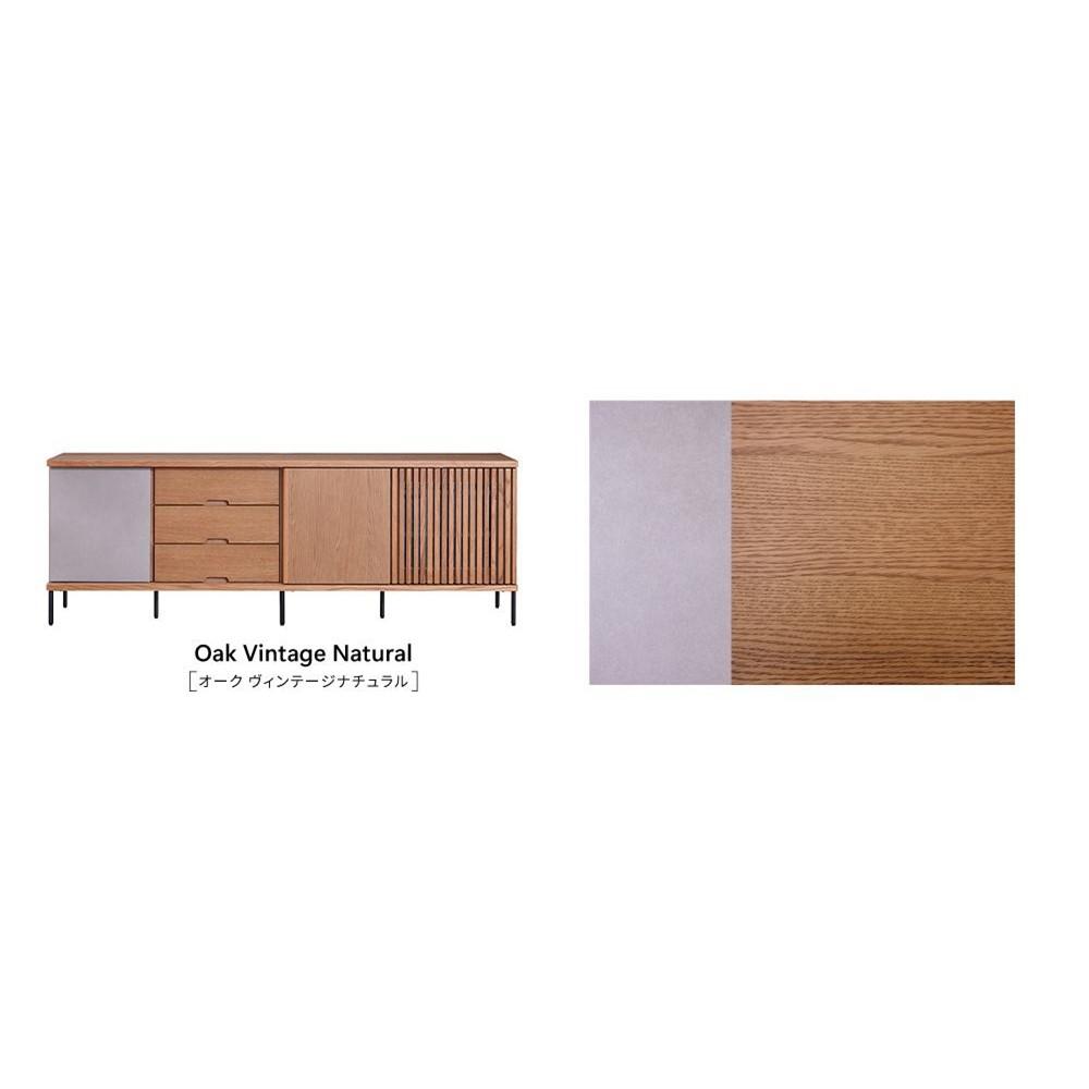 AGUERO&nbsp;アゲロ&nbsp;200cm&nbsp;サイドボード&nbsp;＜オークヴィンテージナチュラル＞&nbsp;&nbsp;【モーブル】【大川家具】