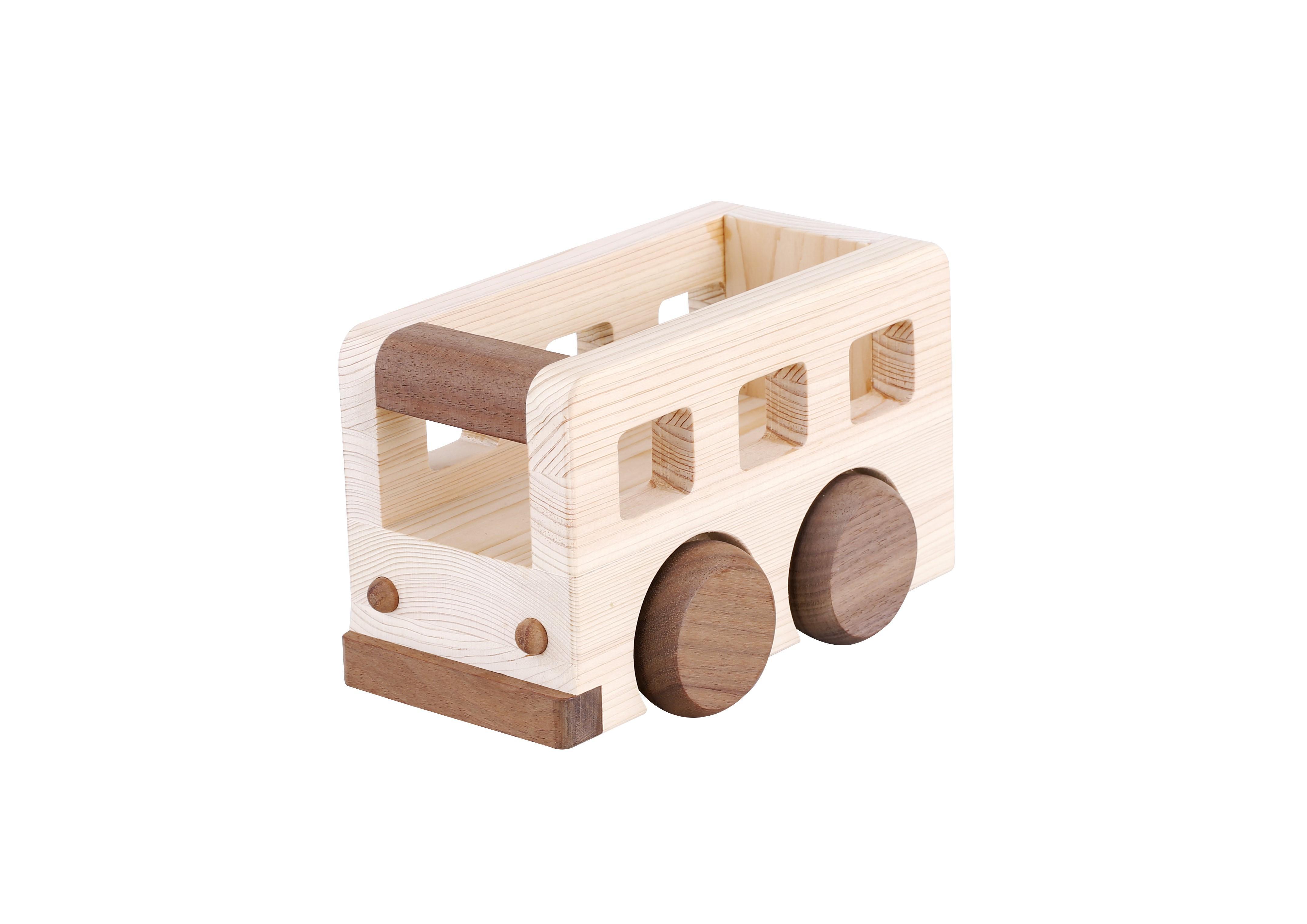 国産檜 おもちゃ IKONIH／アイコニー オルゴールバス