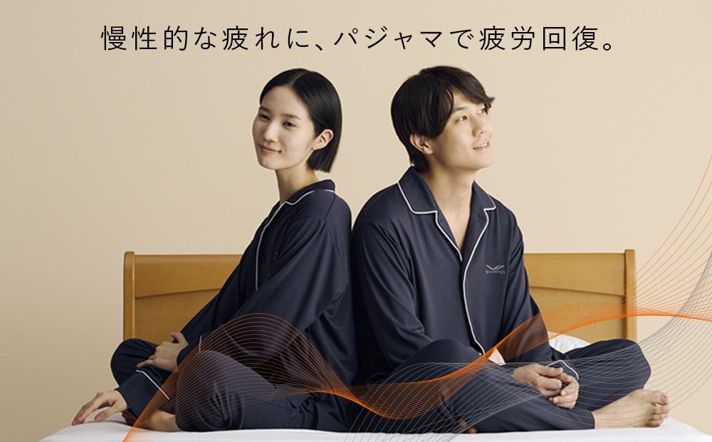 ライトベージュSサイズ】SIXPAD Recovery Wear Sleep Top (pajamas