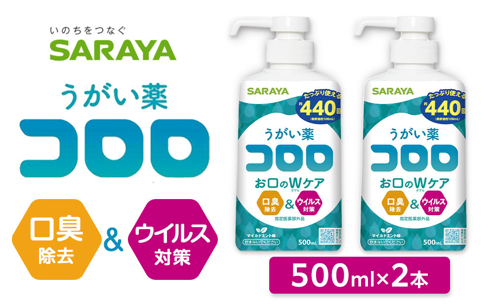 うがい薬コロロ５００ｍｌ×２