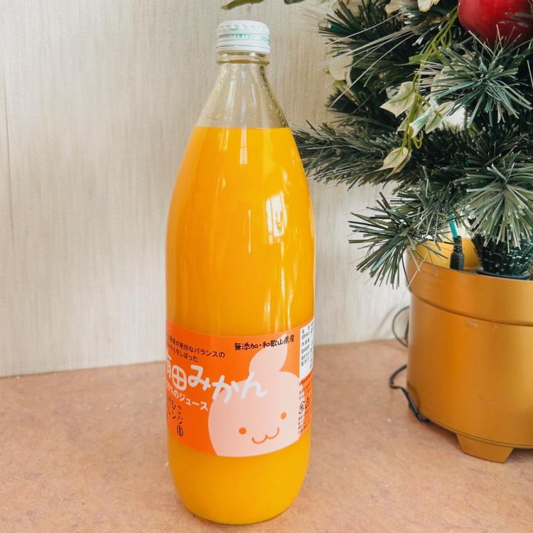 【無添加】有田みかん100%のジュース1,000ml×1本 みかんジュース 濃厚 柑橘 果物 フルーツ 甘い 100％ストレートジュース 【MS104】