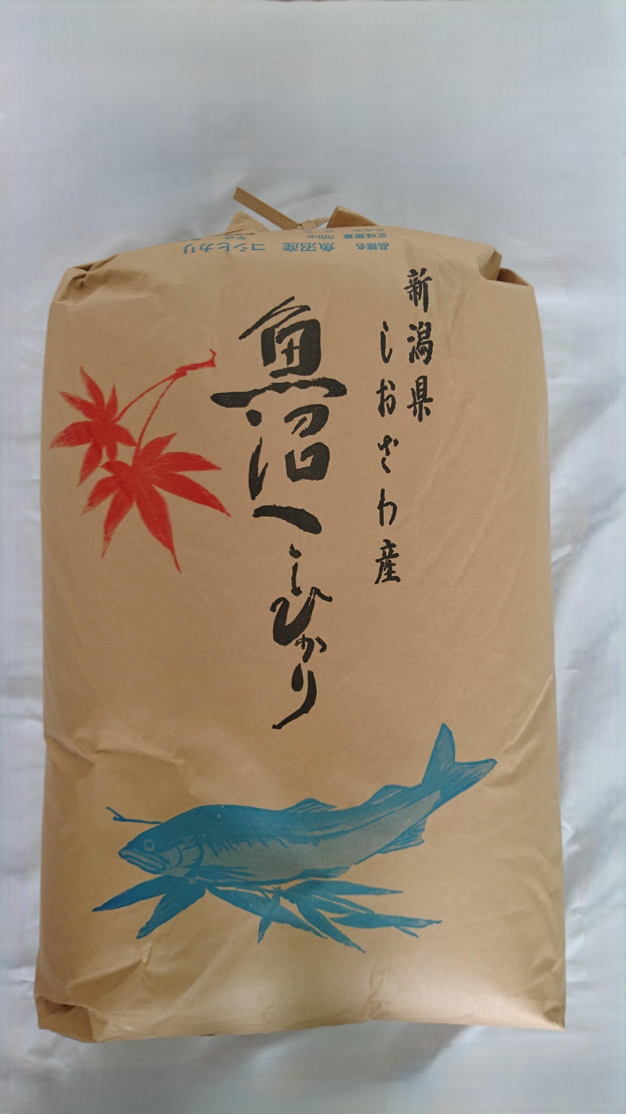 魚沼産しおざわコシヒカリ玄米３０kg