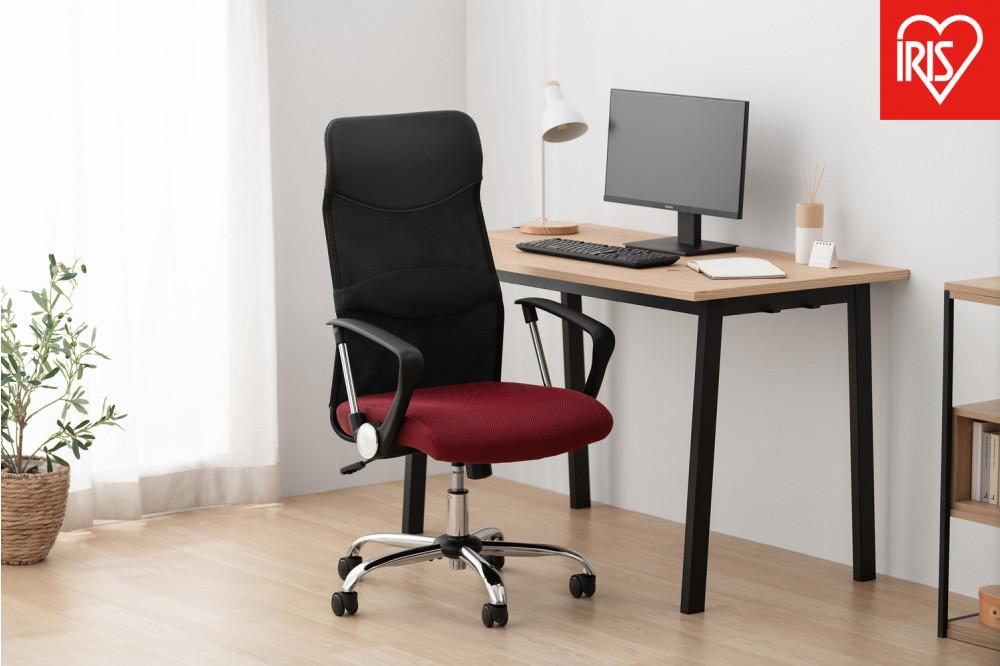 椅子&nbsp;メッシュバックチェア&nbsp;ハイバック&nbsp;OFC-MBHR&nbsp;ボルドー