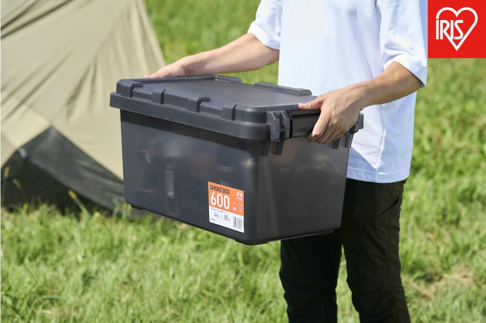 収納ボックス ＨＵＧＥＬ ＳＭＯＫＥ ＢＯＸ SMB-600 クリアブラック