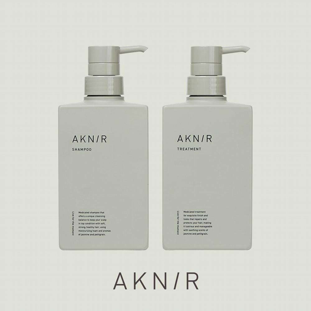 AKNIR（アクニー）薬用ヘアシャンプー＆ヘアトリートメントセット（各300ml）