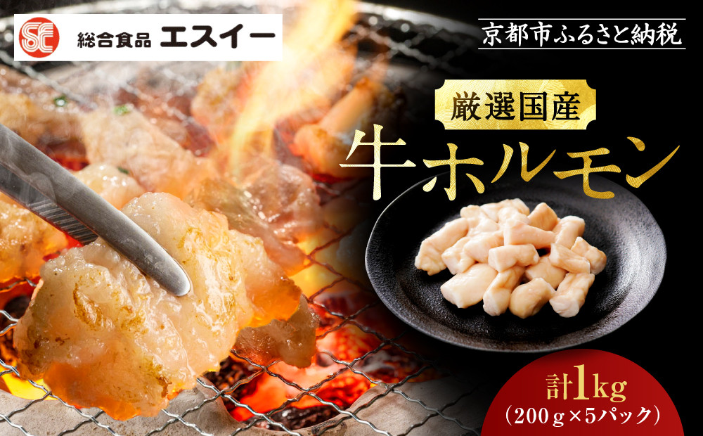 【エスイー】厳選国産牛ホルモン200g×5パック&nbsp;計1kg[&nbsp;京都&nbsp;食肉卸&nbsp;自慢の肉質&nbsp;ホルモン&nbsp;もつ&nbsp;大容量&nbsp;小分け&nbsp;人気&nbsp;おすすめ&nbsp;肉&nbsp;お肉&nbsp;牛肉&nbsp;もつ鍋&nbsp;焼肉&nbsp;お取り寄せ&nbsp;通販&nbsp;送料無料&nbsp;ギフト&nbsp;ふるさと納税&nbsp;]