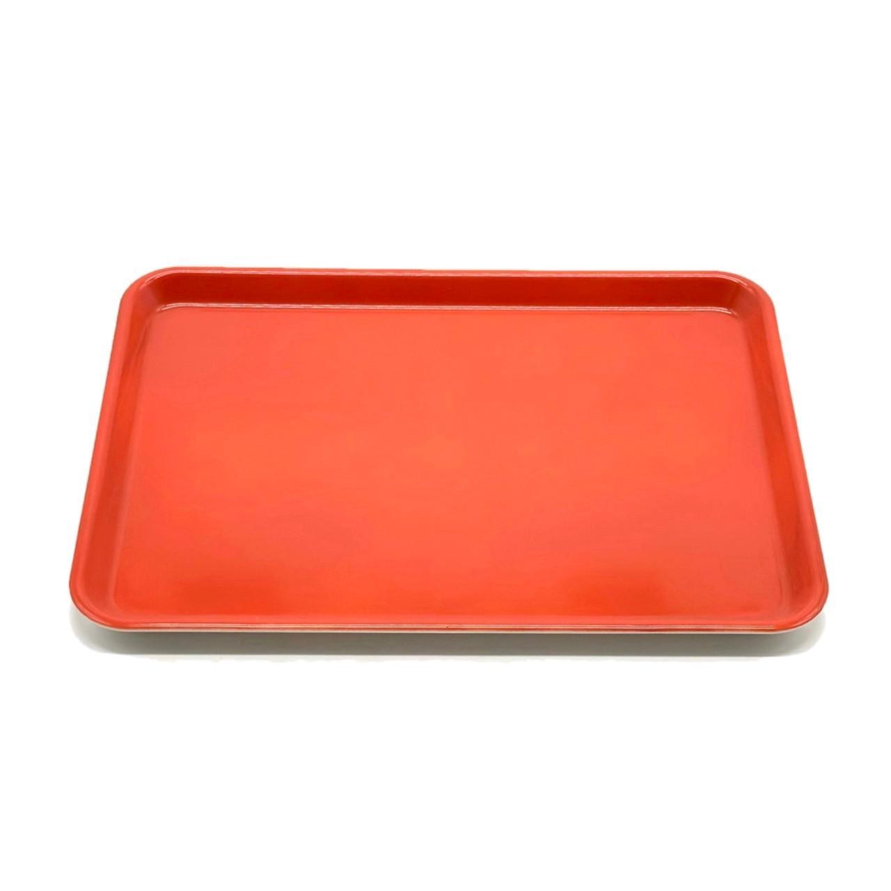 NICO&nbsp;トレイ&nbsp;［レッド&nbsp;赤&nbsp;単品&nbsp;1枚］トレー&nbsp;食洗機対応&nbsp;電子レンジ&nbsp;滑り止め&nbsp;かわいい&nbsp;33cm