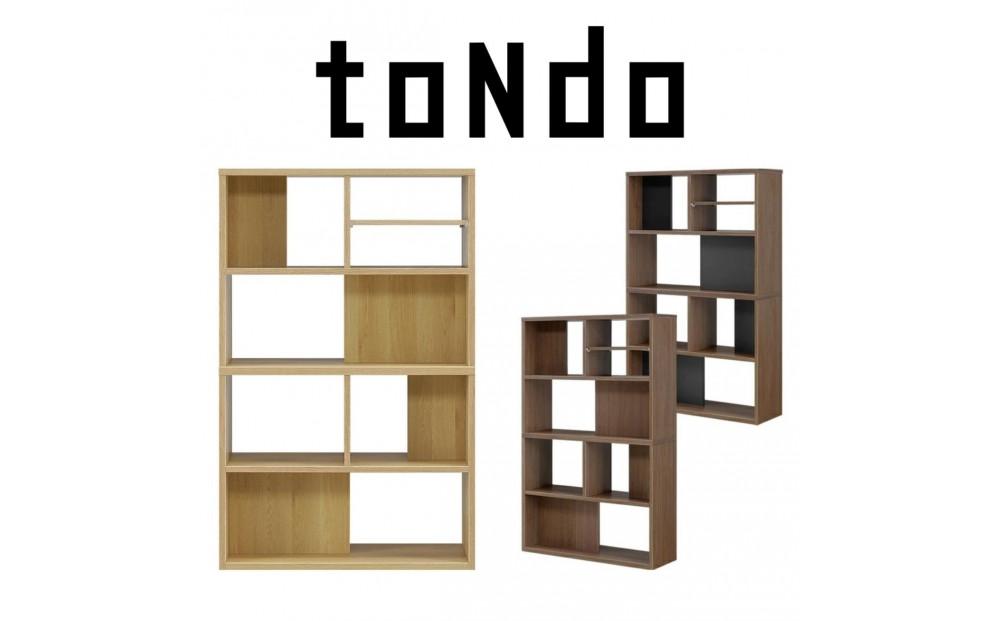 トンド&nbsp;シェルフ&nbsp;&nbsp;A4サイズ収納可&nbsp;デザインシェルフ&nbsp;ウォールナット