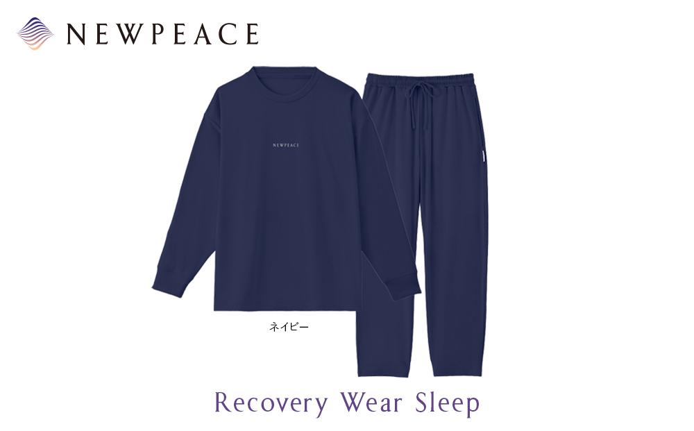 【ネイビーMサイズ】NEWPEACE Recovery Wear Sleep Set Long