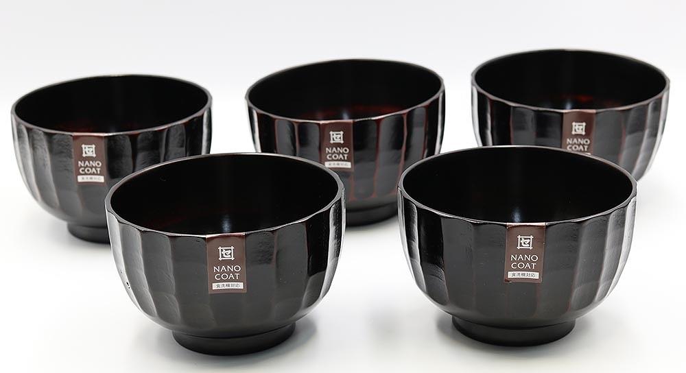 ◇かまくら汁椀&nbsp;曙&nbsp;5個入り【TN56】