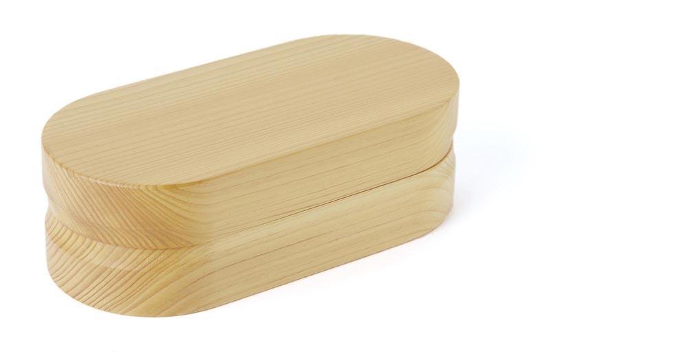 ◇紀州桧弁当箱&nbsp;タイプ2&nbsp;NA&nbsp;ナノコート&nbsp;弁当包みセット【モクヘン】【TN113】