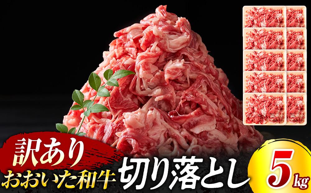 訳あり！おおいた和牛 切り落とし 5kg（500g×10p）