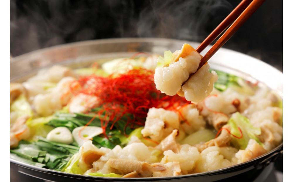 【定期便全12回】訳あり！博多醤油もつ鍋2人前と辛子明太子（切子）1個セット