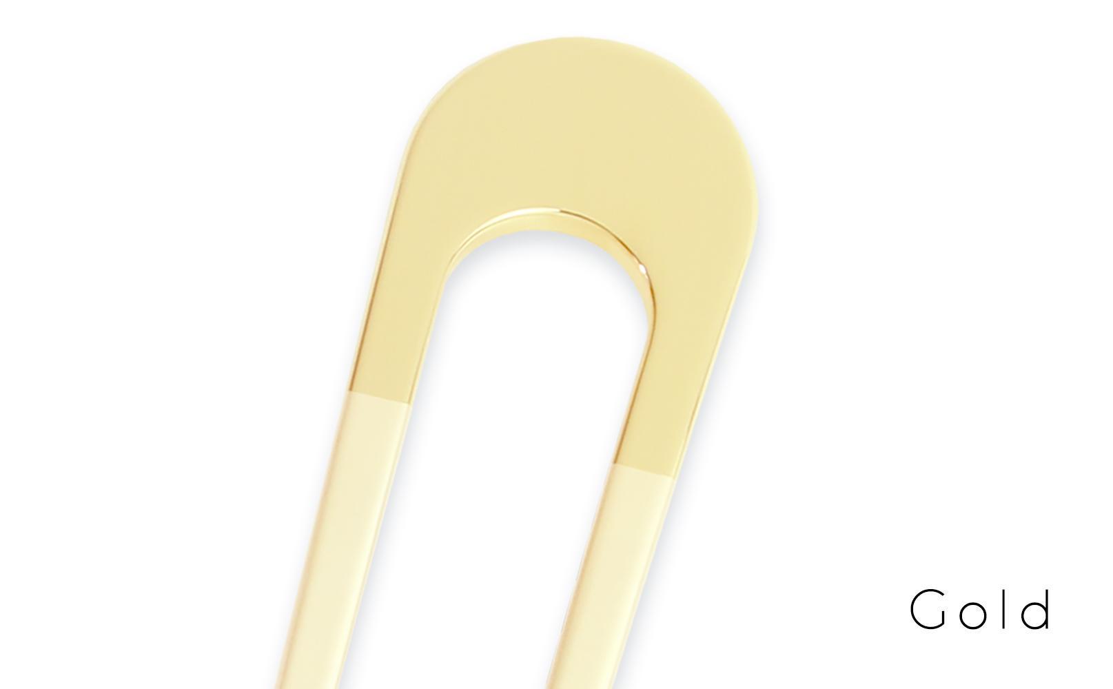 【女性のアイデア×職人技】ステンレス製かんざし「canon/Gold」