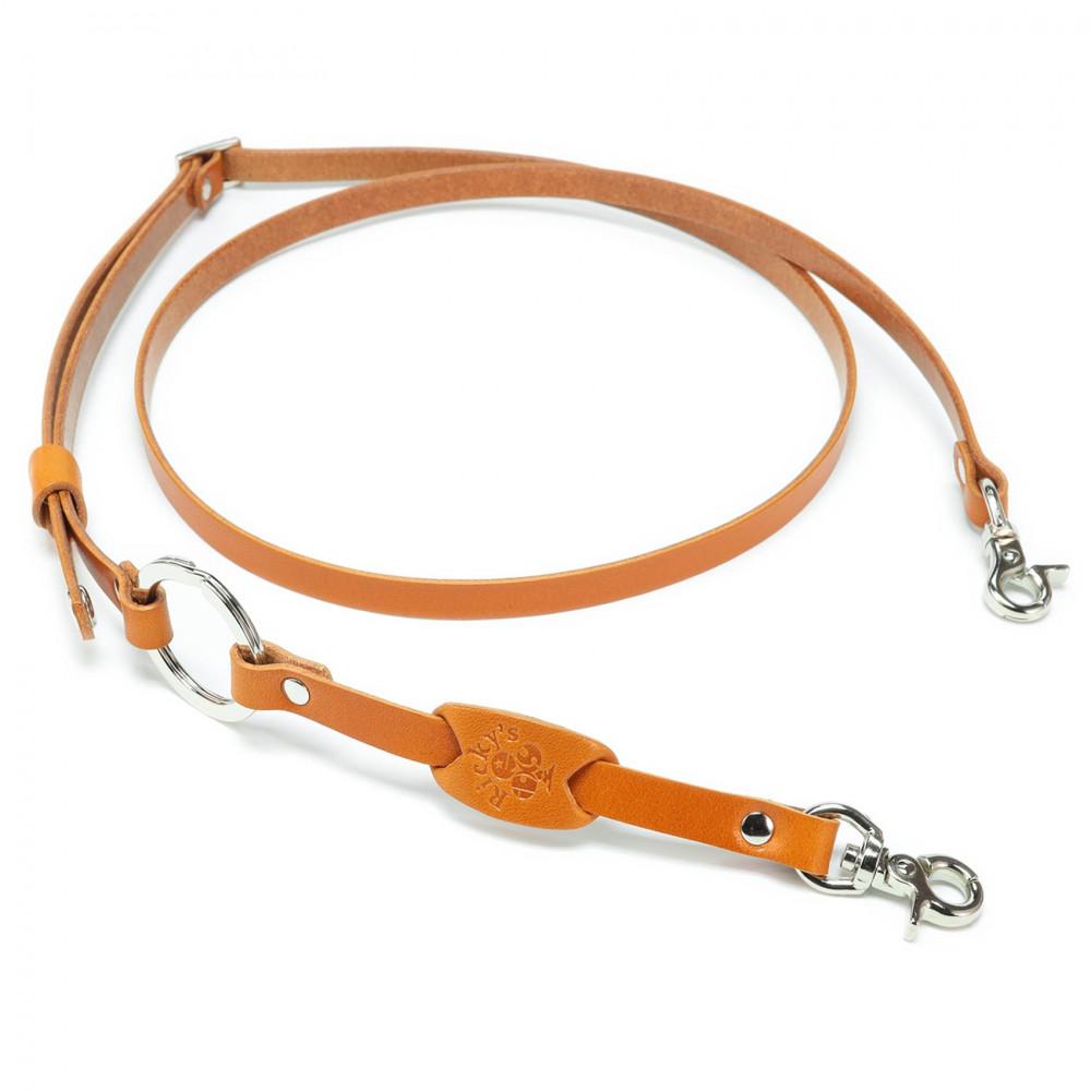 ショルダーリングストラップ&nbsp;Lサイズ&nbsp;栃木キャメル&nbsp;【Ricky’s】&nbsp;ショルダーストラップ&nbsp;ネックストラップ&nbsp;栃木レザー&nbsp;本革&nbsp;リッキーズ