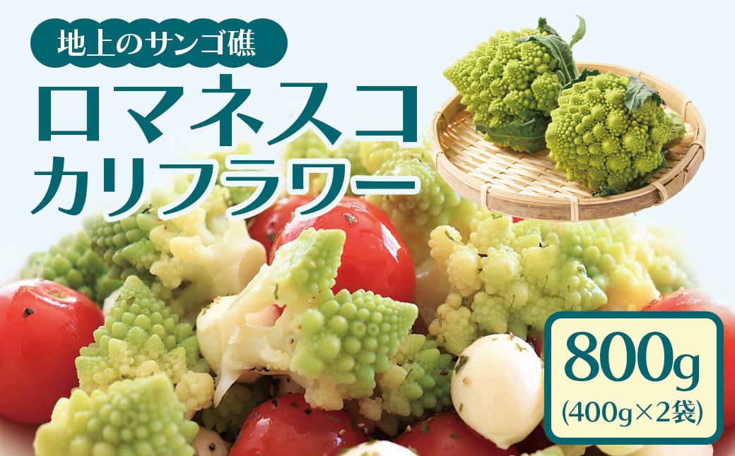 冷凍カットロマネスコカリフラワー&nbsp;400g×2袋（800ｇ）