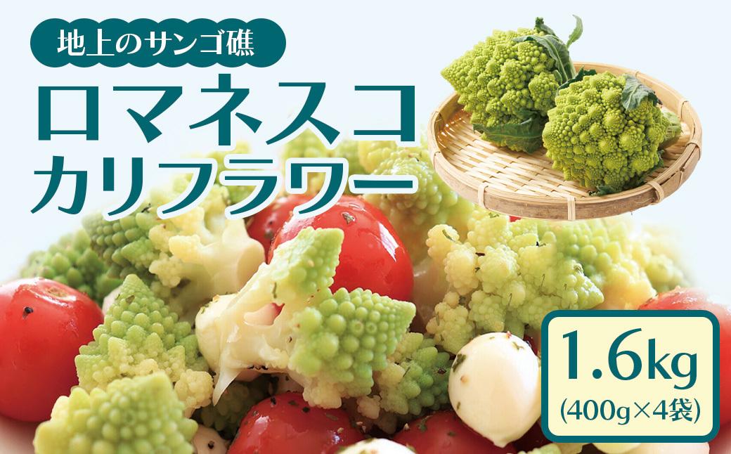 冷凍カットロマネスコカリフラワー 400g×4袋（1.6kg）