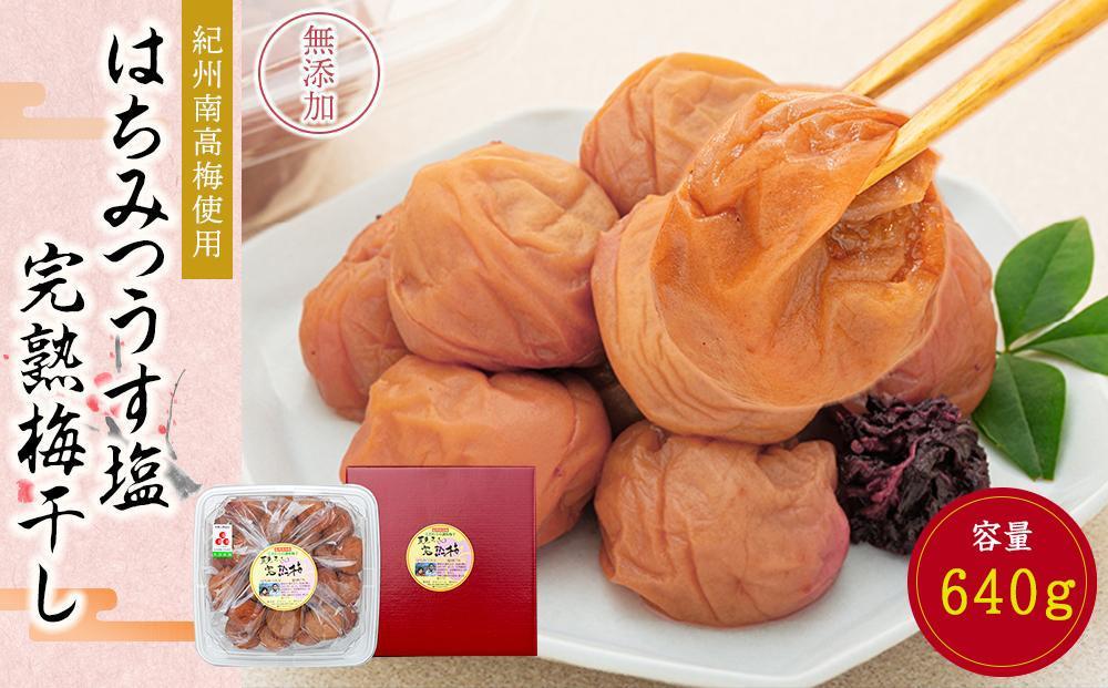 紀州南高梅使用 はちみつ うす塩味 完熟梅干し 約640g [TM197]