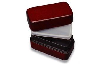 紀州漆器&nbsp;漆器弁当箱&nbsp;ななこ塗&nbsp;長角入子&nbsp;特大&nbsp;［YS17］