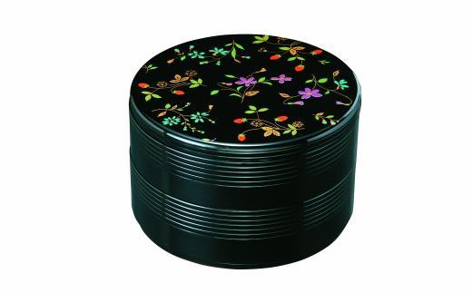 重箱&nbsp;二段おにぎり重&nbsp;花の小道&nbsp;お重&nbsp;紀州漆器【YG9】