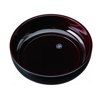 菓子鉢&nbsp;6.5寸&nbsp;溜&nbsp;明月（本貝使用）【YG80】