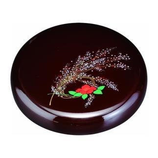 菓子器&nbsp;6.0寸&nbsp;溜&nbsp;雪小町【YG95】