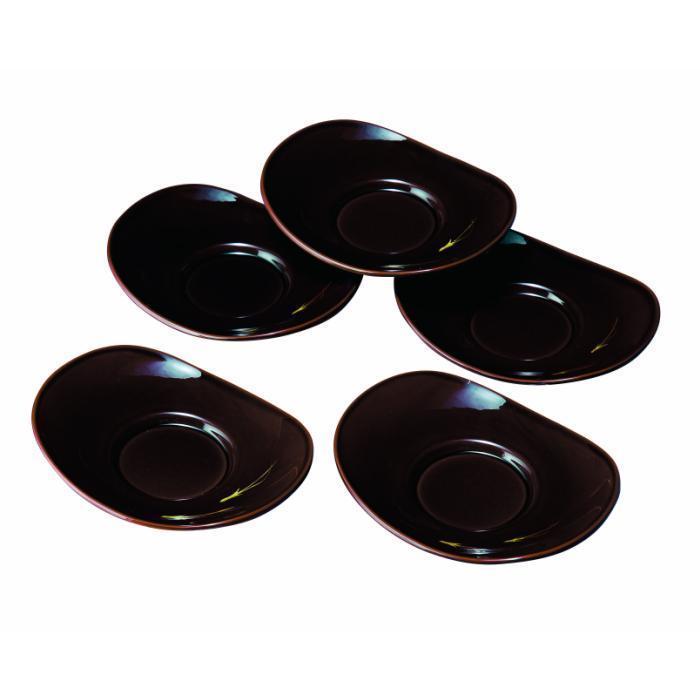 茶托&nbsp;茶たく&nbsp;4.5寸&nbsp;長角型&nbsp;溜&nbsp;松葉&nbsp;5枚組&nbsp;五枚&nbsp;セット&nbsp;湯道具&nbsp;茶道具&nbsp;和食器&nbsp;食器&nbsp;お皿&nbsp;プレート&nbsp;漆器【YG101】