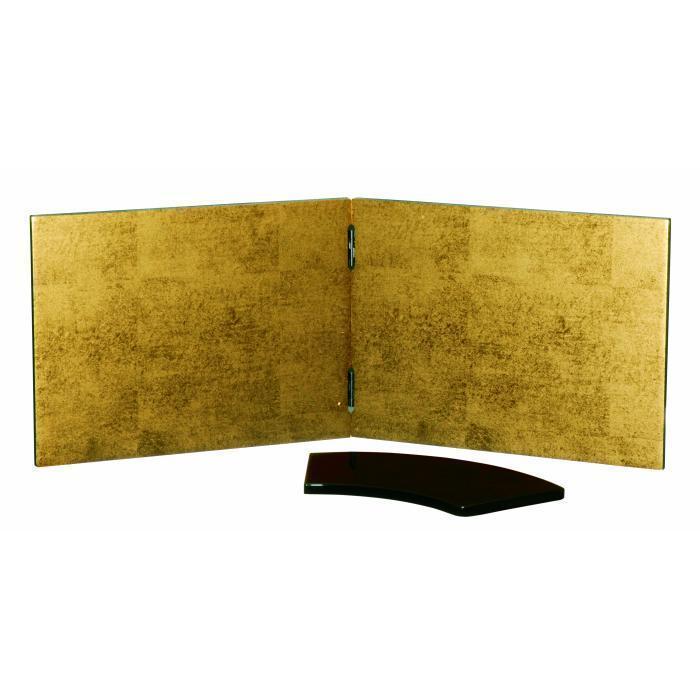 木製&nbsp;屏風&nbsp;金箔貼無地（花台付）【YG135】